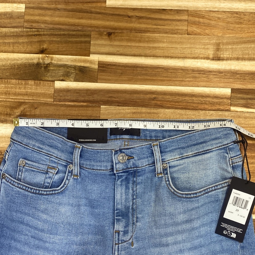 🌟🌟NWT 7 For All Mankind Women's Dojo Tailorless Etienne High Waisted Jeans🌟🌟 - Picture 5 of 6